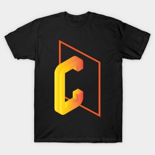 Letter C beautiful letters T-Shirt